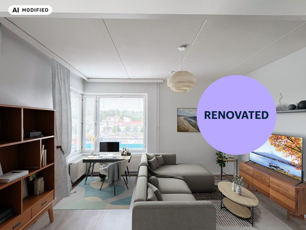 Kuva on sisustettu tekoälyn avulla - 3 bedrooms, Vantaa, Tikkurila
