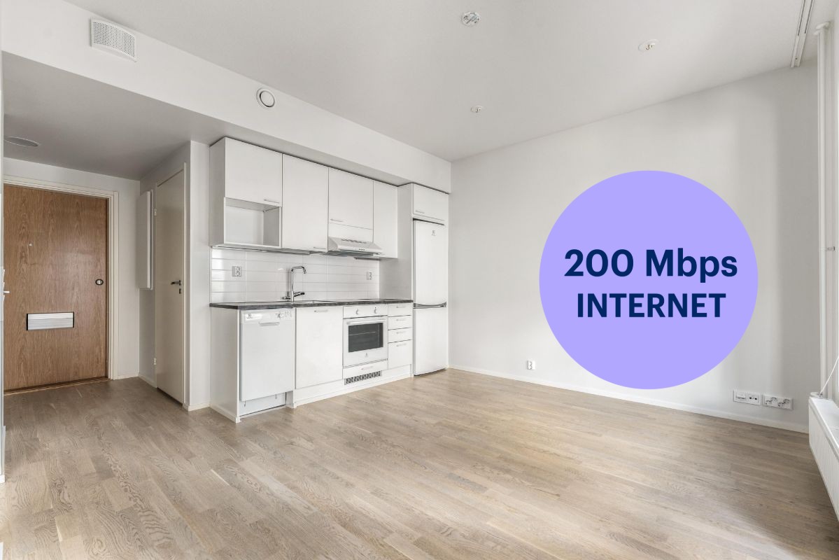 1-bedroom apartment, Tampere, Keskusta