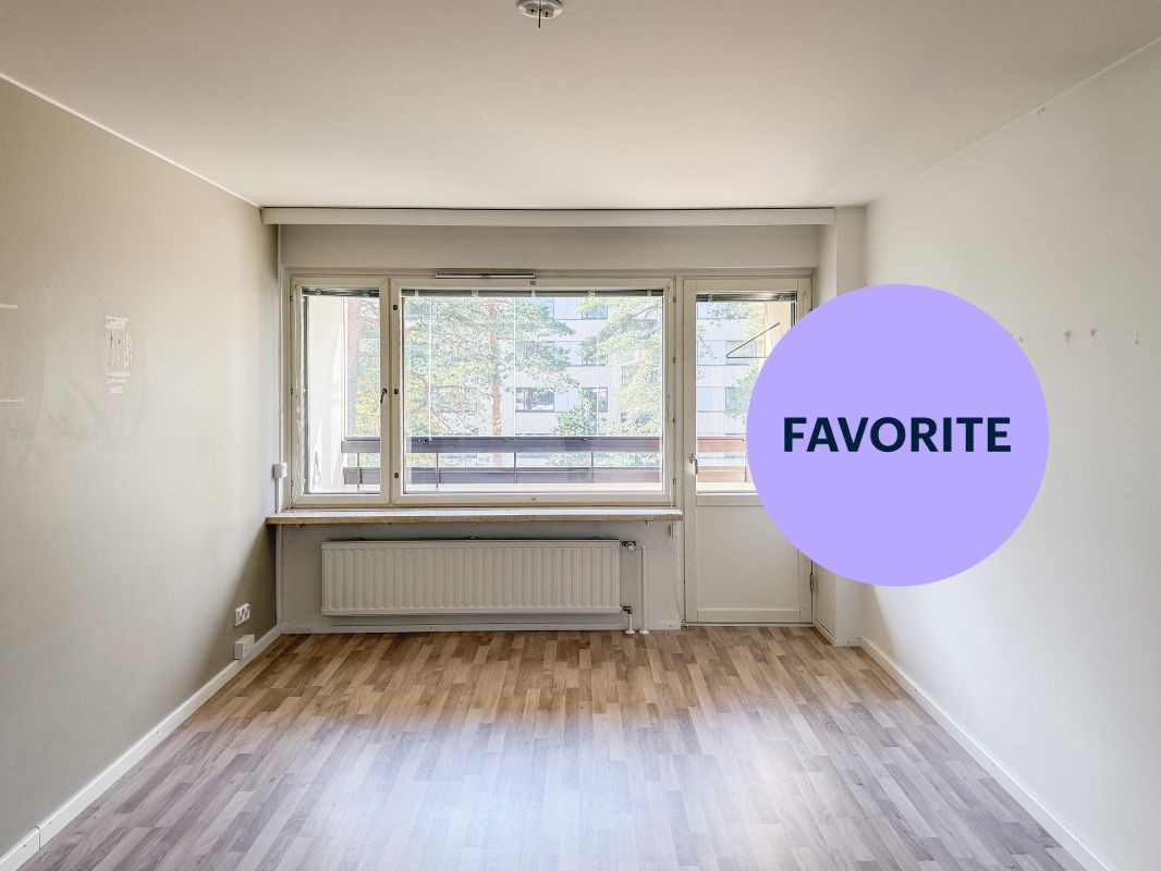 1-bedroom apartment, Lahti, Kiveriö