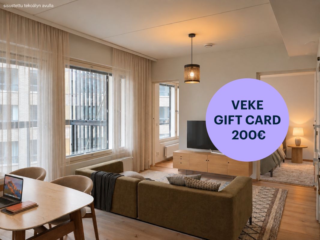 Virtuaalikalustettu - 1-bedroom apartment, Helsinki, Jätkäsaari