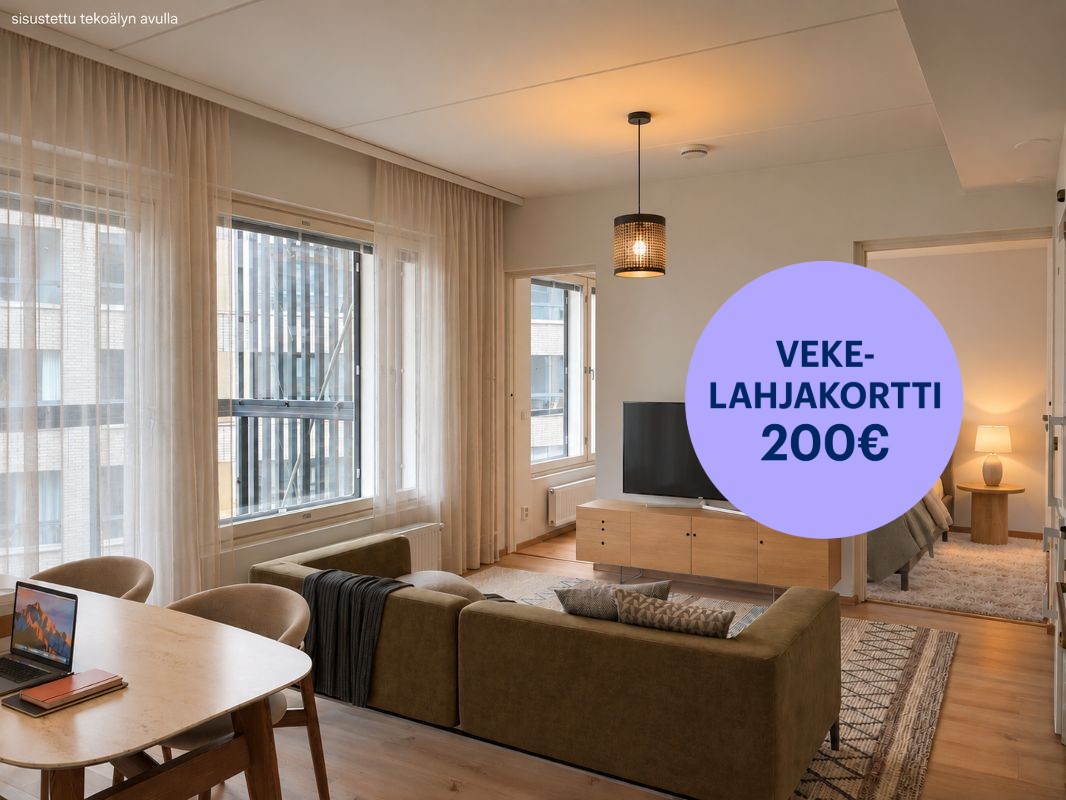 Virtuaalikalustettu - Kaksio, Helsinki, Jätkäsaari