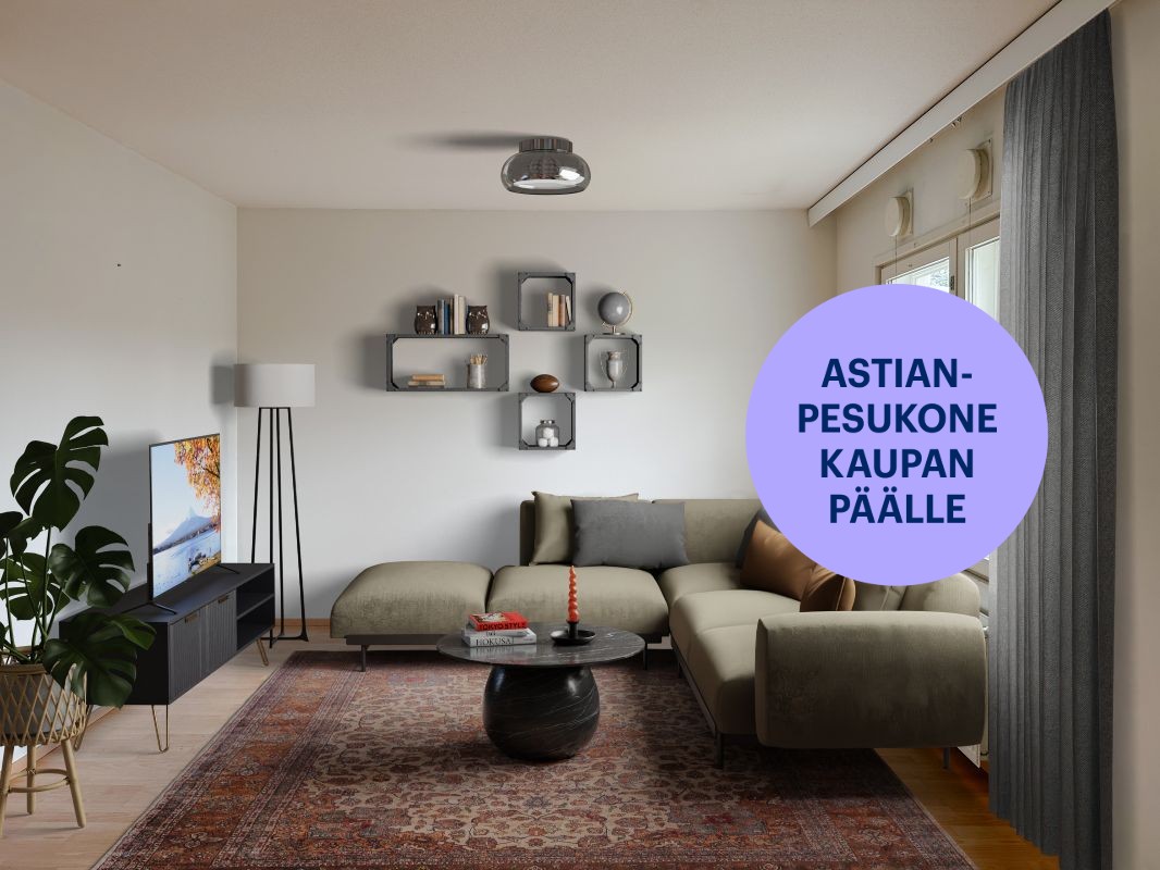 Virtuaalikalustettu - Kaksio, Kerava, Ahjo
