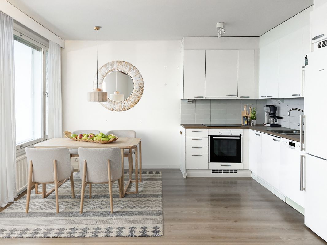 Kuva on sisustettu tekoälyn avulla - 1-bedroom apartment, Kauniainen, Keskusta