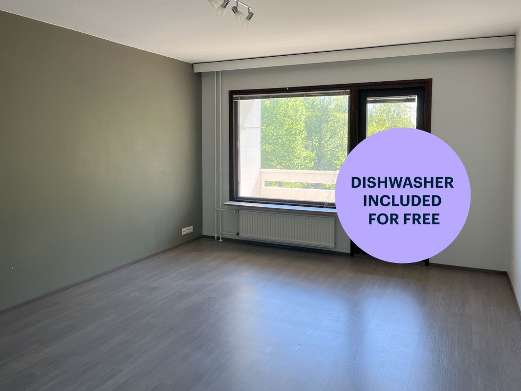 1-bedroom apartment, Riihimäki, Hirsimäki