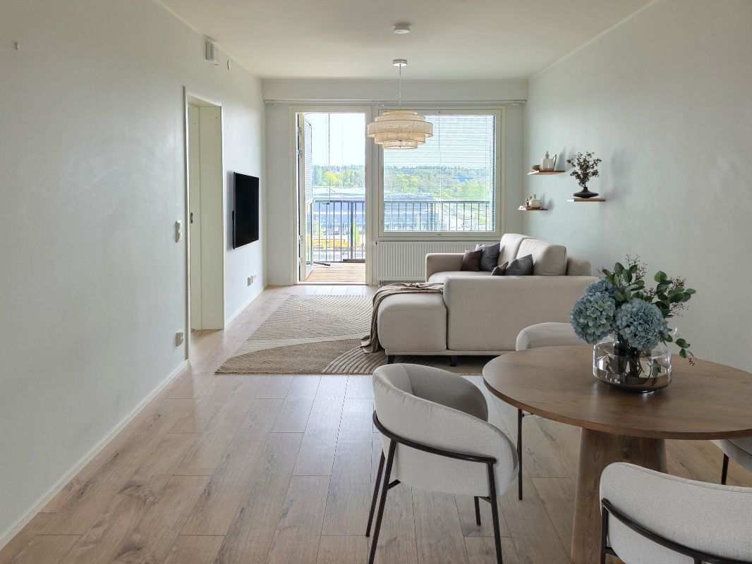 Virtuaalikalustettu - 1-bedroom apartment, Kerava, Kaleva