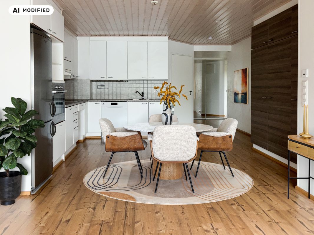 Kuva on sisustettu tekoälyn avulla - 2 bedrooms, Jyväskylä, Keskusta