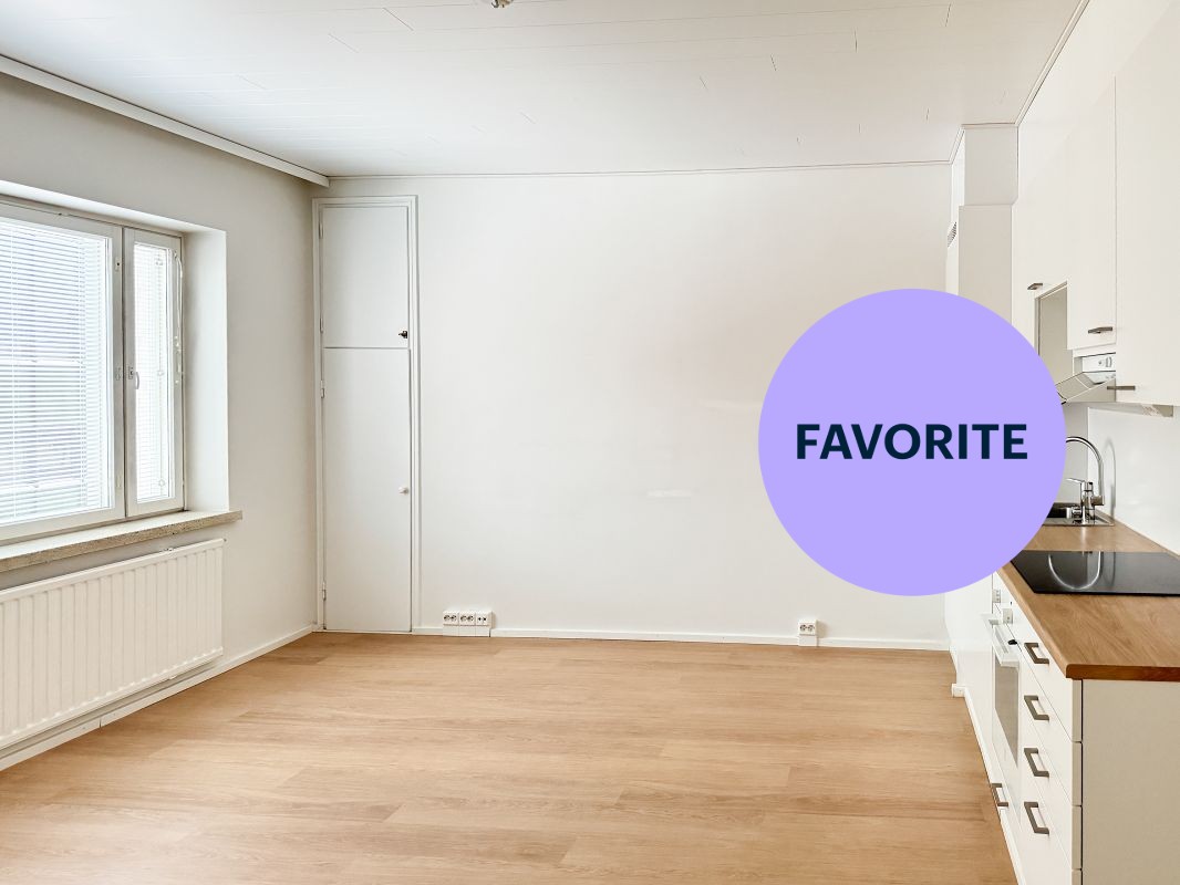 1-bedroom apartment, Tampere, Keskusta
