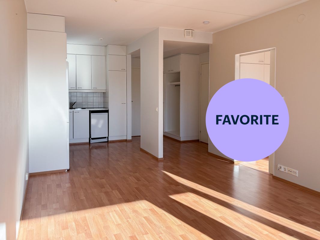 1-bedroom apartment, Jyväskylä, Kukkumäki