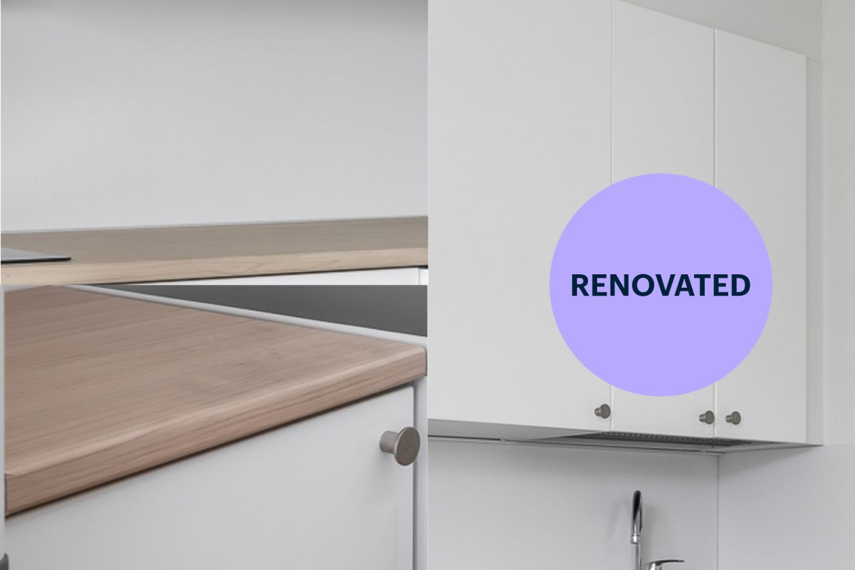 Esimerkki keittiön materiaaleista. - 2 bedrooms, Vantaa, Hakunila