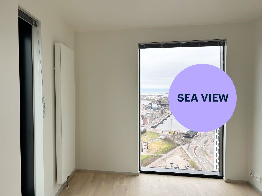 2 bedrooms, Helsinki, Kalasatama