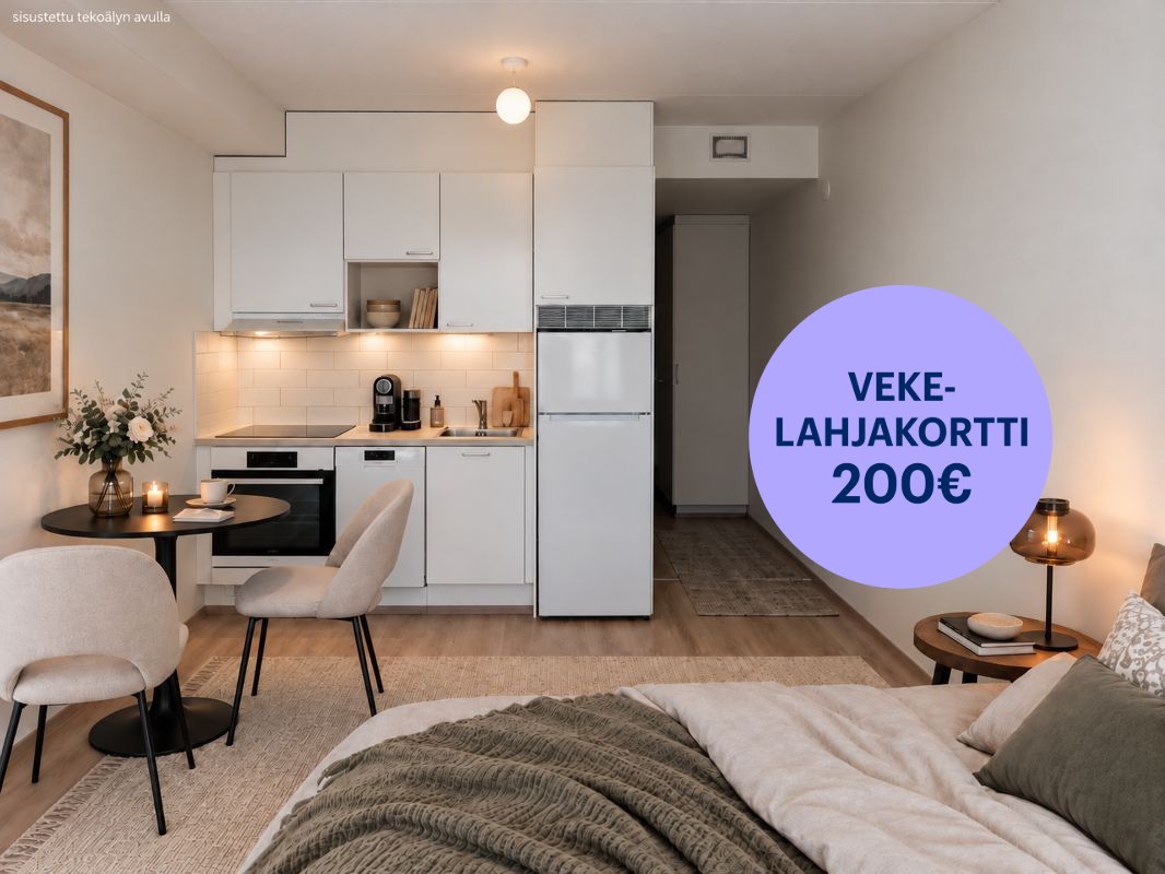 Virtuaalikalustettu - Yksiö, Helsinki, Pitäjänmäki