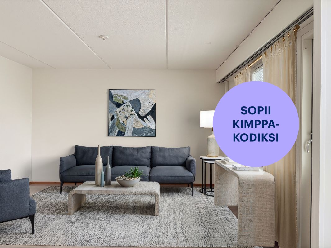 Kuva on sisustettu tekoälyn avulla - Kolmio, Oulu, Tuira