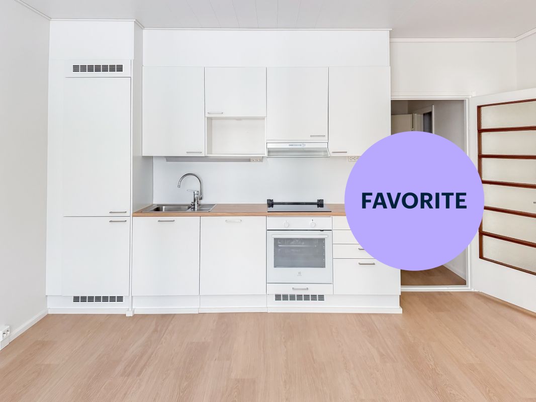 1-bedroom apartment, Tampere, Keskusta