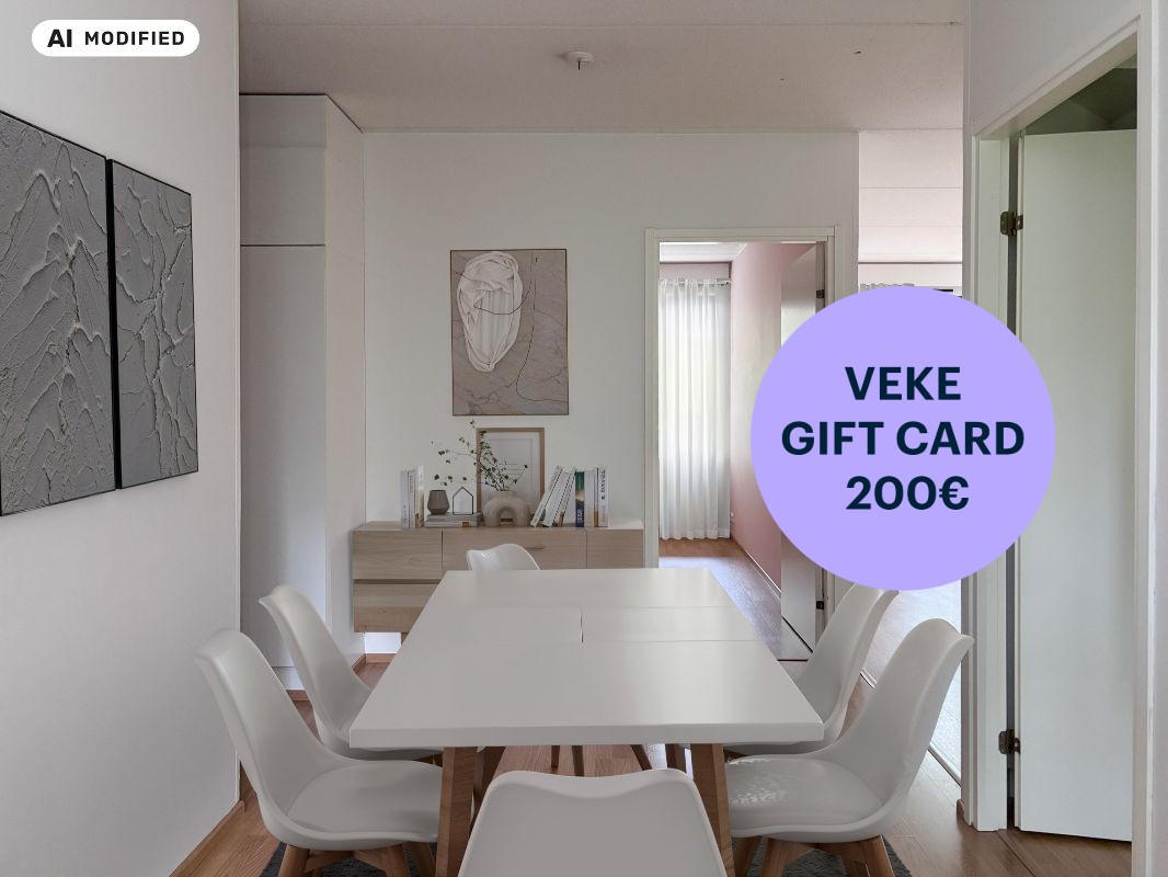 Sisustettu tekoälyn avulla - 2 bedrooms, Oulu, Maikkula