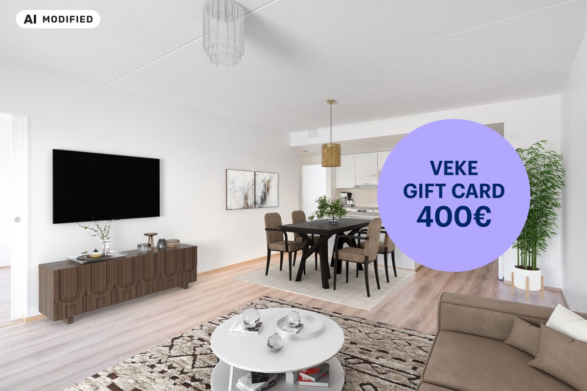 Kuva on sisustettu tekoälyn avulla. - 3 bedrooms, Espoo, Niittykumpu