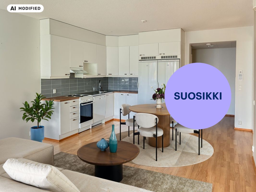 Kuva on sisustettu tekoälyn avulla - Kolmio, Tampere, Hervanta
