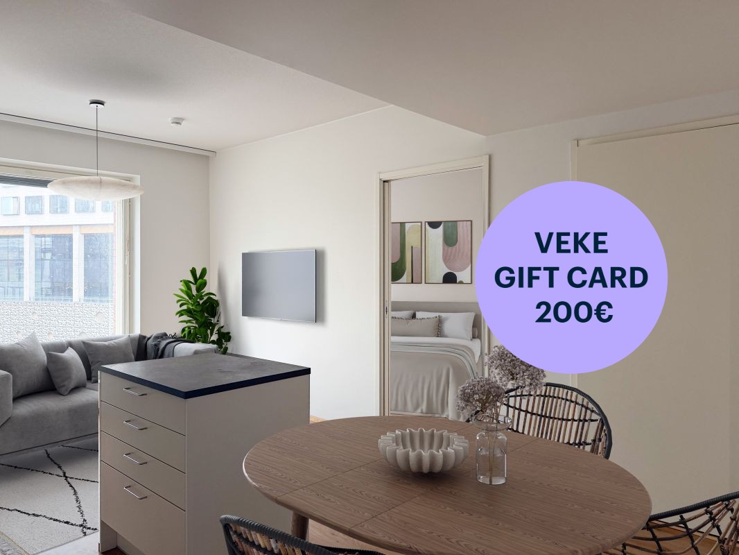 Virtuaalikalustettu - 2 bedrooms, Helsinki, Pasila
